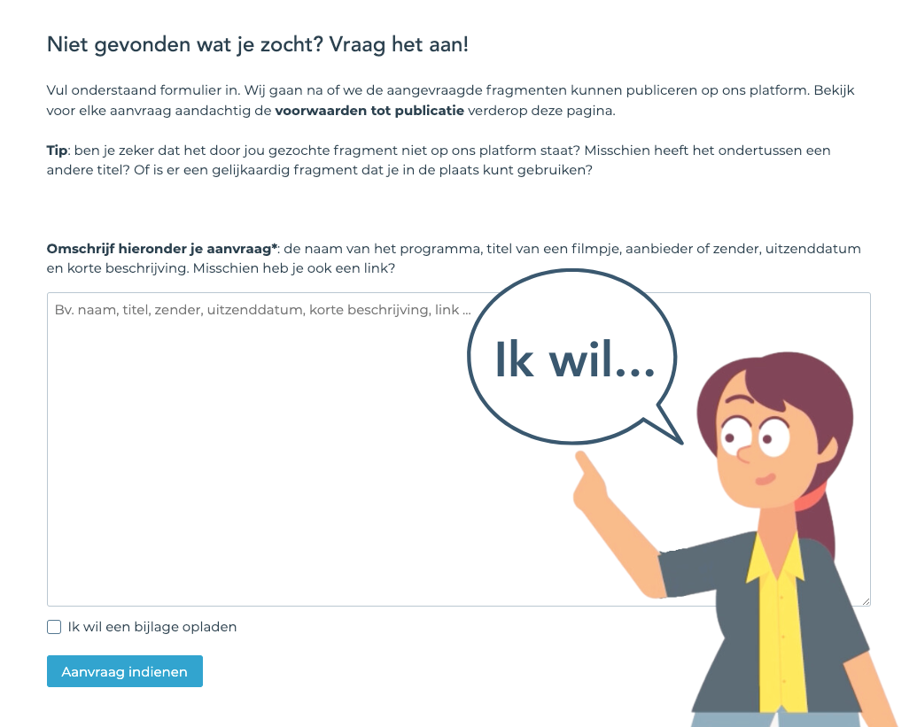 Doe zelf ook een aanvraag >